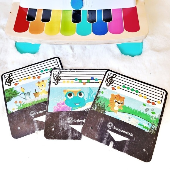 Baby Einstein Hape Magic Musical Touch Piano Wooden Montessori - Picture 2 of 3